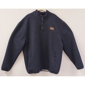 Pacific Trail Pullover 1/4 Button fully Lined Heavy Sweatshirt Men's Size XXL